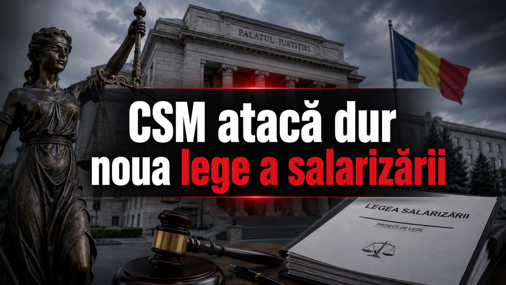 CSM atacă dur noua lege a salarizării: „Va submina definitiv funcționarea justiției”