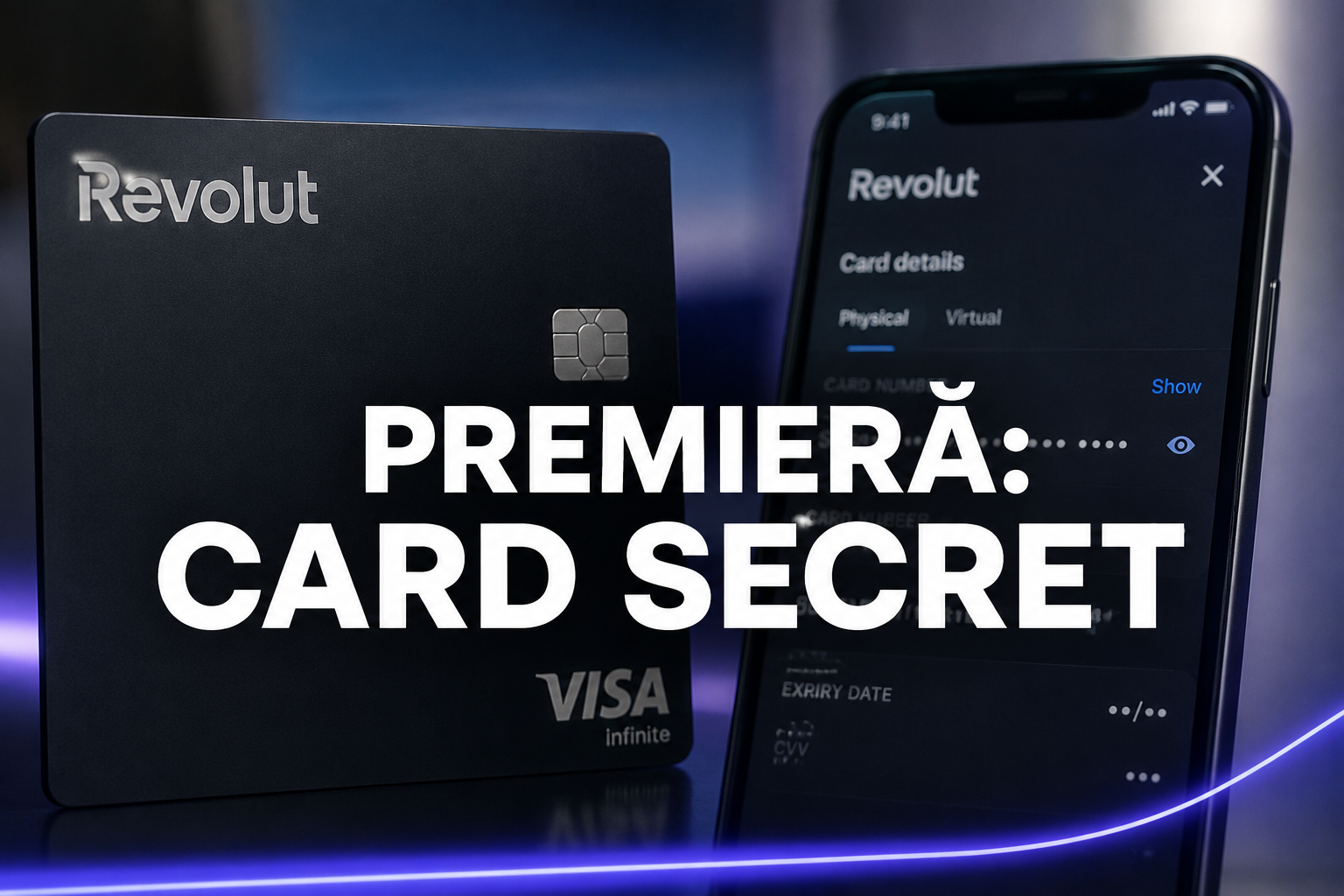 Premieră în România: Revolut lansează cardul „secret”. Numărul nu mai apare pe card